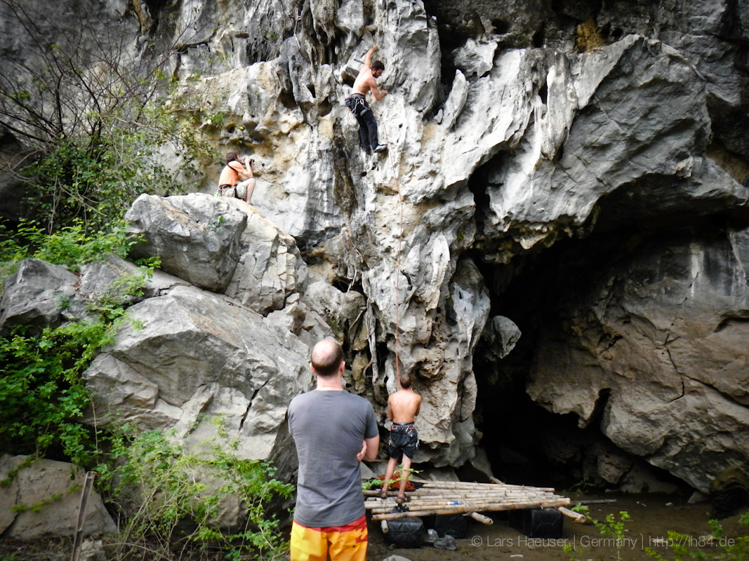 Halong Bay, Klettertour